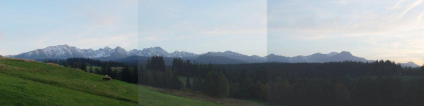 Widok na Tatry z Budzowa #tatry #góry #murzasichle #RusinowaPolana