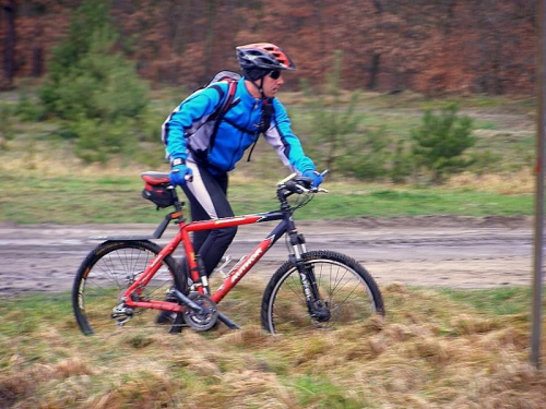 Jarek rower odprowadza na stronę...