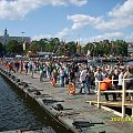 Most pontonowy na Odrze podczas Tall Ship Races w Szczecinie. #most #impreza #rzeka #Szczecin