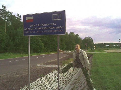 Witam w Unii- Gołdap #Gołdap #Stańczyki #Granica #Nokia #podróże #przyroda #most #widoki