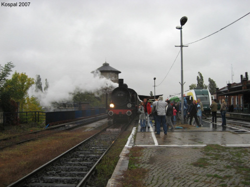 29.09.2007 Ok1-359 z 9 wagonami historycznymi z pociągiem SPECJALNYM z Gorzowa Wlkp.