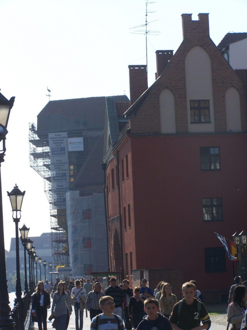Żuraw w renowacji. #Gdańsk #Stocznia