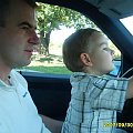 Przyszły Kubica..narazie na blokowym parkingu;)