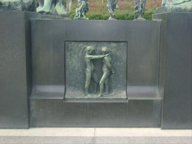 fontanna, obramowanie #Vigeland