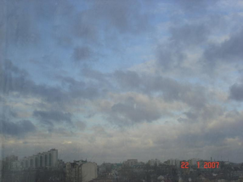 Chmury widziane z mojego okna ;)))