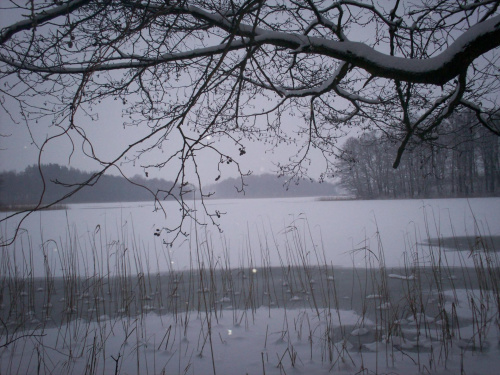 #zima #śnieg #warmia #mazury #jezioro