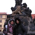 Trzy lwy, a właściwie cztery, bo jeden się tam z boku przyczaił :D #Praga #Czechy