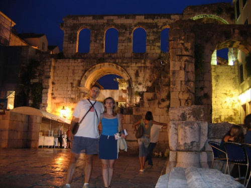 Wieczorne zwiedzanie Splitu #Split #Chorwacja