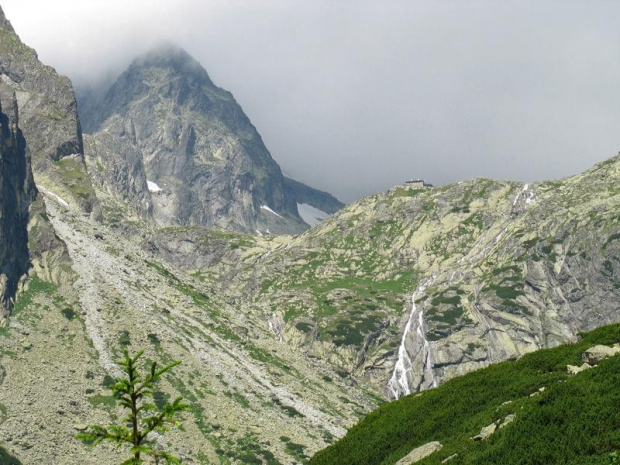 Próg zamykający dolinę Małej Zimnej Wody #góry #tatry