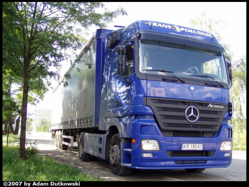 Trucks Photos by Dudek
(c) 2007
MB Actros MSII Trans Południe #TrucksPhotosByDudek