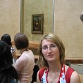 Luwr - Mona Lisa - Paryż - wrzesień 2005 #Paris #Paryż #WieżaEiffla #Wersal #Luwr #SaintMalo #Chambord #Ambois #Chartres #Tours #PolaElizejskie #LeonadroDaVinci