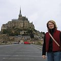 Mont St. Michel - klasztor położony na skale w zatoce, często otoczony morzem, z uwagi na przypływy - położony na granicy Bretanii i Normandii - Paryż - wrzesień 2005 #Paris #Paryż #WieżaEiffla #Wersal #Luwr #SaintMichel #Chambord #Ambois