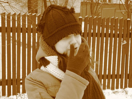 WIlczeeek na "starym" zdjęciu #Zima