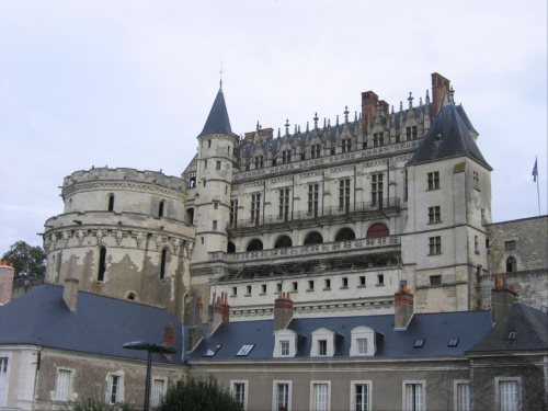 Zamek Ambois w dolinie Loary - Paryż - wrzesień 2005 #Paris #Paryż #WieżaEiffla #Wersal #Luwr #SaintMalo #Chambord #Ambois #Chartres #Tours #PolaElizejskie #LeonadroDaVinci