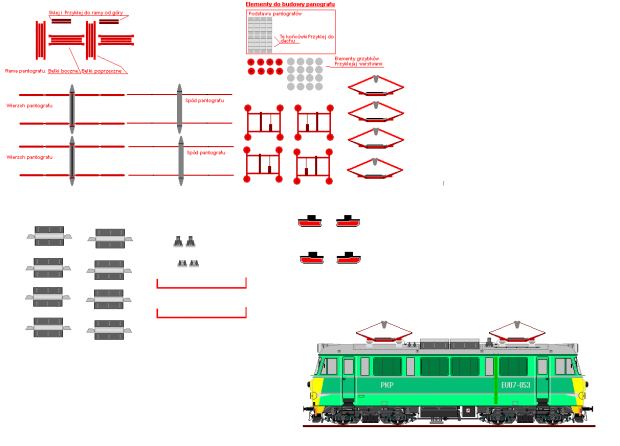 #PKP #rysunek #model #kolej #wagon #lokomotywa