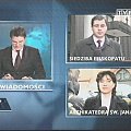 Specjalne wydanie "Wiadomości" TVP 7 stycznia 2007 roku - abp Stanisław Wielgus rezygnuje z urzędu metropolity warszawskiego, ingres zatrzymany. Prowadzi Marcin Leśkiewicz. www.TVPmaniak.pl