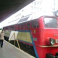 ST 44-818 (gagarin) prezentowany na Dniach Techniki Kolejowej w Katowicach #ST44 #kolej #lokomotywa #rekin #dworzec #katowice