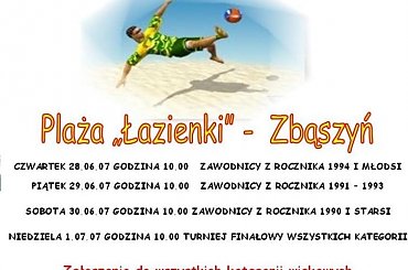 Beach Soccer w Zbąszyniu. #PiłkaNożnaPlażowa