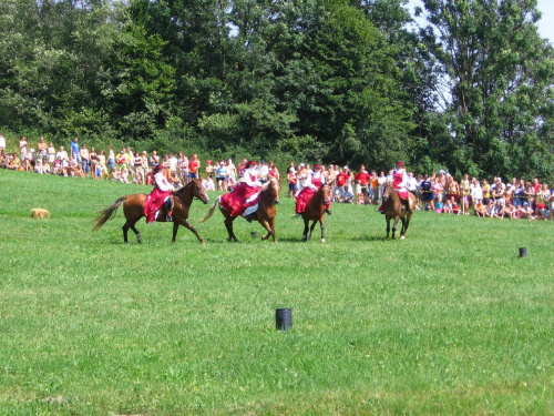 Elegancki pokaz jazdy konnej. #ParadaHistorycznaWKrempnej #Krempna #konie